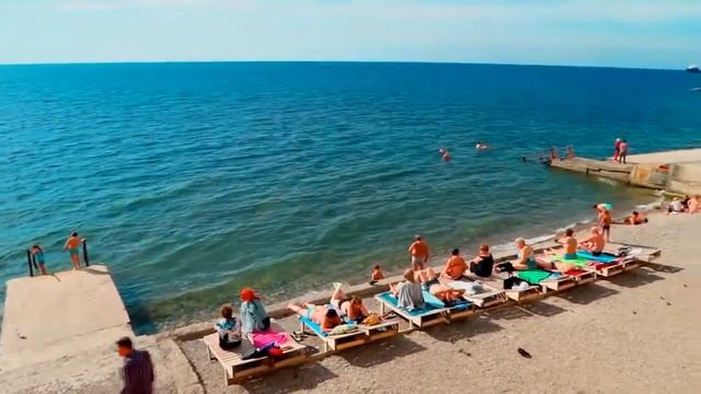 Анапа в октябре .Волны,галечный пляж,чайки.Всё о странах путешествие. Куда поехать. смотреть онлайн