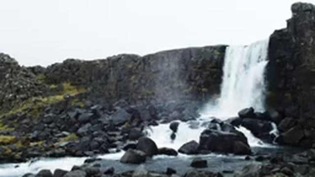 Soothing Waterfall -White Noise (10 Hours)