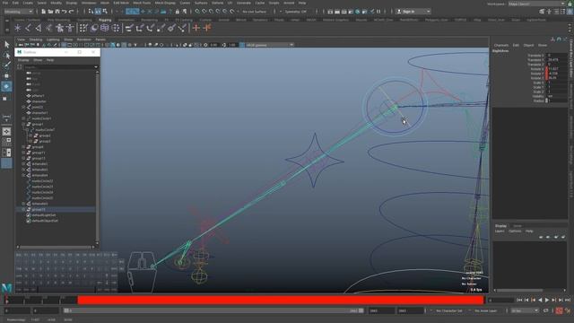 10 - Re-target animation in Maya / Перенос анимации в Maya смотреть онлайн