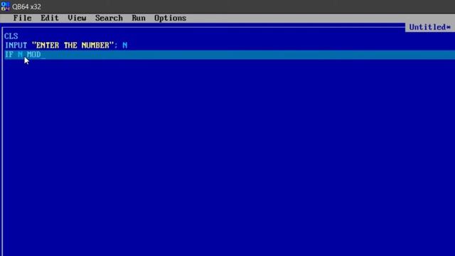 #10 Exercise -2 || MOD statement in QBASIC || Find even or odd in Qbasic смотреть онлайн