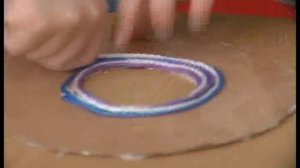 оформление бутылки веревками.mp4