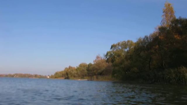 Истринское водохранилище. Весьма уже прохладные воды ))) смотреть онлайн