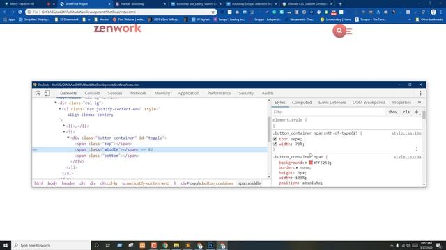 Zenwork PSD to Bootstrap Project part 1 смотреть онлайн