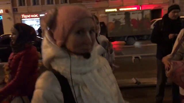 Харинама 3/7 на ст.м. Новослободская 15.11.2017 смотреть онлайн