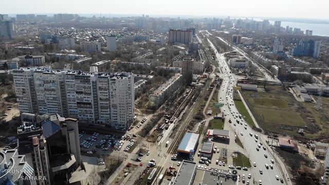 Прокладка коммуникаций / ул. Ново Садовая и Советской Армии / апрель 2021 / г. Самара смотреть онлайн