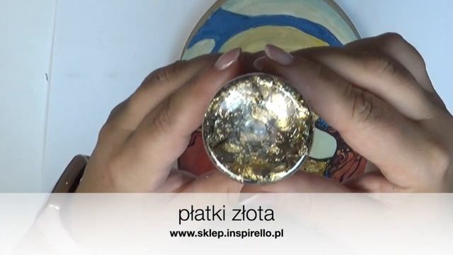 Ikona Decoupage Z Aniołem I Złoceniami [DIY] No. 934