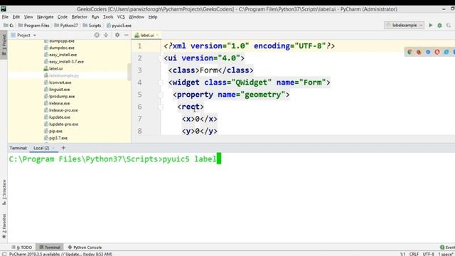 PyQt5 Tutorial - Working with QLabel & QLineEdit in Qt Designer смотреть онлайн