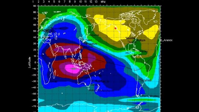 Global Ionospheric foF2 Map January 01 ~ 15, 2014 смотреть онлайн
