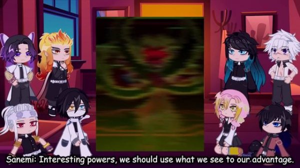 Hashiras React To Alastor // Demon Slayer // Hazbin Hotel // Gacha Club