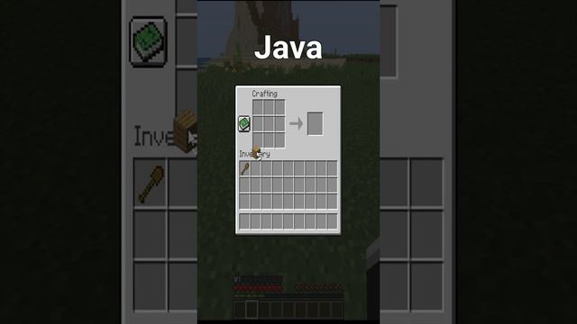 Java Minecraft VS Bedrock Minecraft: How to make a boat смотреть онлайн