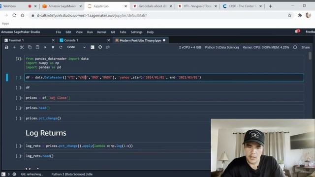 How to build an Optimal Vanguard Stock and Bond Portfolio in Python? смотреть онлайн