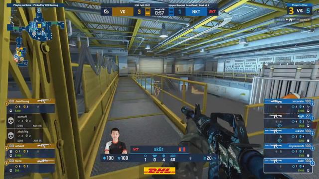 CS:GO - Team NKT vs. ViCi Gaming [Nuke] Map 2 - IEM Fall 2021 - Upper Bracket - Asia смотреть онлайн