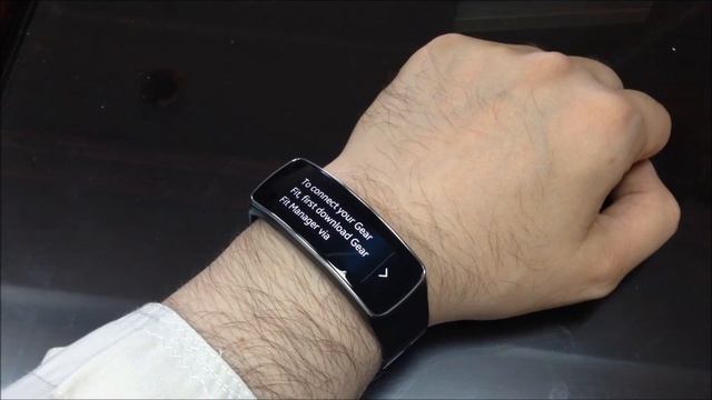 Samsung Gear Fit SM-R350 Charcoal Black Color