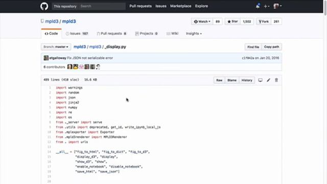 D3 and Python Matplotlib with MPLD3 смотреть онлайн