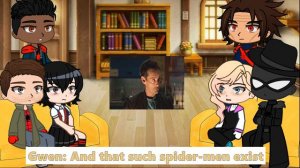 Spider-Verse React To Peter Parker's Tom Holland | Spider Man | Gacha react