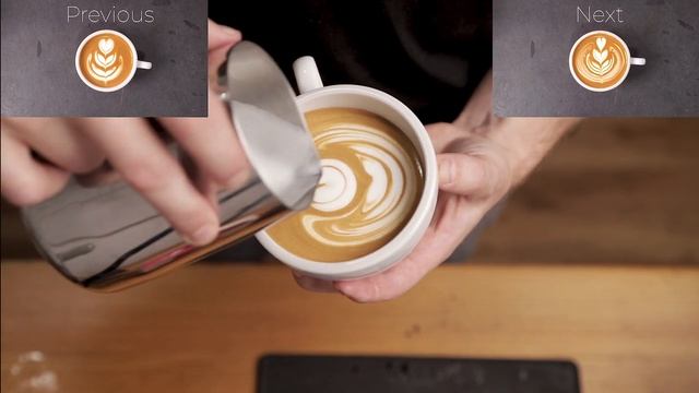 Latte Art Training - Tulip Patterns Evolution смотреть онлайн