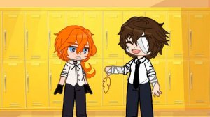 ГАЧА ||Великий из бродячих псов шуточные истории||1 Часть. || Дазай и Чуя надменные 14 летки||