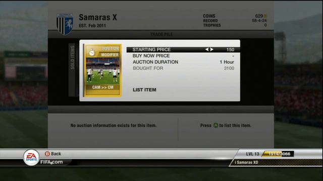 Fifa 12 UT - Road to 100k - Trading to 100k Ep.2 (Posistion Cards) смотреть онлайн