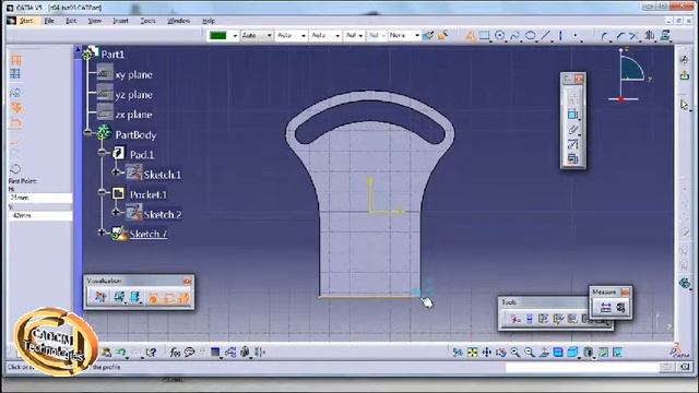 Projecting Curve onto a current Sketch Plane смотреть онлайн