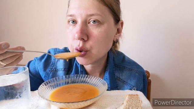 MUKBANG TURKISH LENTIL SOUP/МУКБАНГ ТУРЕЦКИЙ СУП ИЗ ЧЕЧЕВИЦЫ/