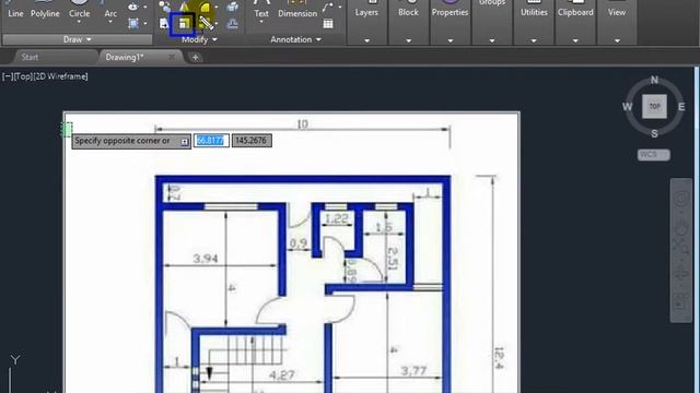 How to insert and scale an image to trace in AutoCAD 2017 смотреть онлайн
