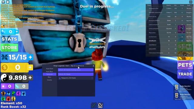 *NEW* Ninja Legends Script (AUTOFARM, AUTOBUY, CHI FARM, TELEPORTS) смотреть онлайн