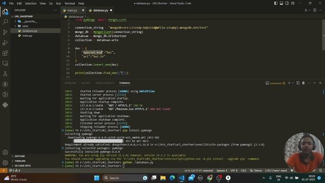 14.1 | Using Pymongo to Setup Database Connection | API Project смотреть онлайн