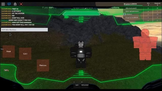 [War Machine] Iron Man testing in Roblox part 2 short смотреть онлайн
