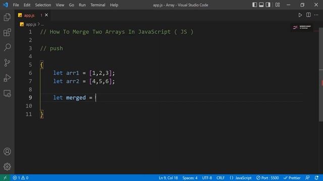 4 Ways To Merge Two Arrays In JavaScript | JavaScript Tutorial | JavaScript Arrays смотреть онлайн