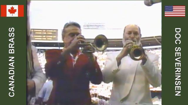 Doc Severinsen, Canadian Brass - National Anthems before MLB Game смотреть онлайн