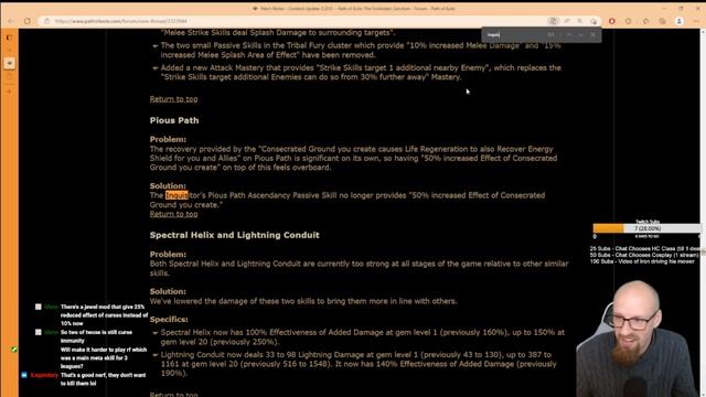 [POE Forbidden Sanctum] 3.20 Patch Notes (Read & React) смотреть онлайн