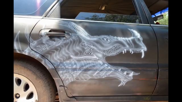 Dragon Airbrush Time Lapse смотреть онлайн