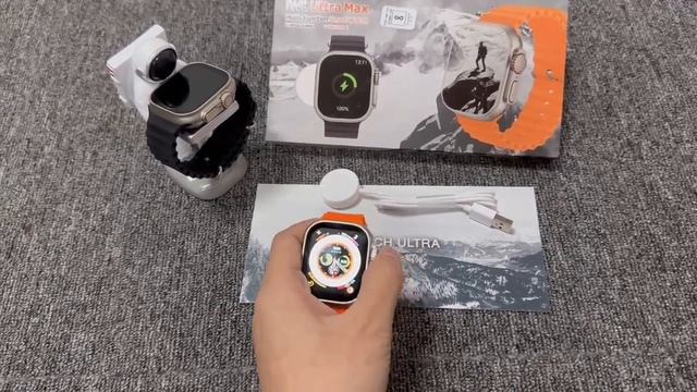 IW8 Ultra Max Series 8 Smart watch with apple logo смотреть онлайн