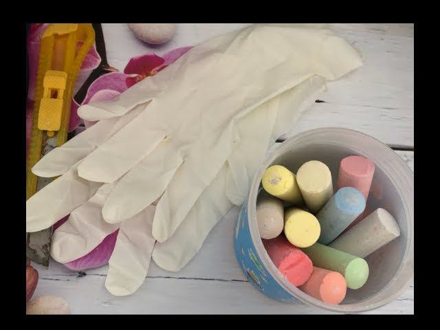 ASMRon Request Sounds Of Gloves, Chalk And Knives.ASMR звуки перчаток,мела и ножей