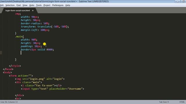 #html-tutorial | How to create login form in html and css | Make sign in form смотреть онлайн