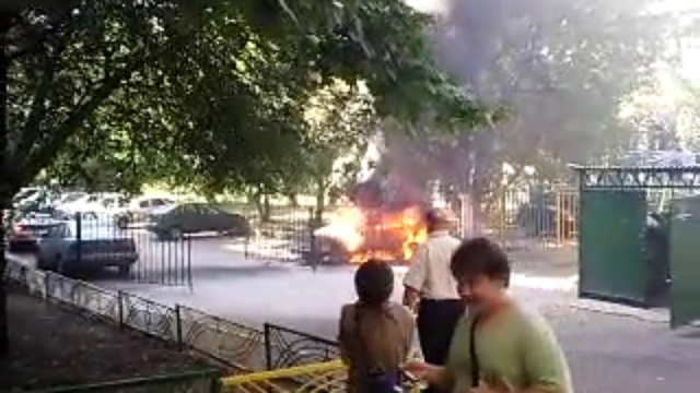 Взрыв машины в Москве смотреть онлайн