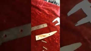 Как сделать Нож (рукоять из лосиного рога).