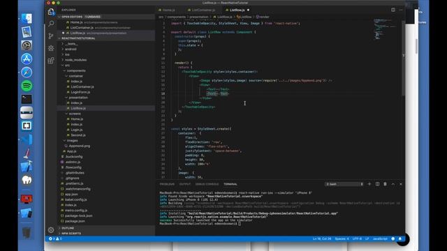 Wie erstelle ich eine FlatList in React-Native? - React-Native Tutorial | Teil 4 смотреть онлайн