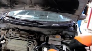 Chevrolet Aveo Шевроле Авео 2009 года Замена тяг стеклоочистителя