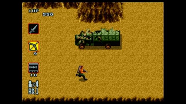 Sega Mega Drive 2 (Smd) 16-bit Rambo 3 Mission 1 Infiltrate enemy Lines