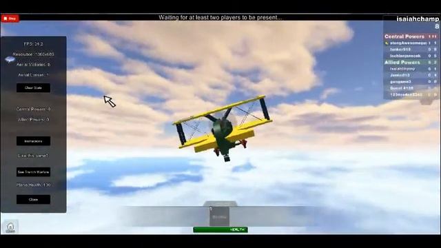 Roblox Game Play -Biplane Dogfights (10 kills) Part 2 смотреть онлайн