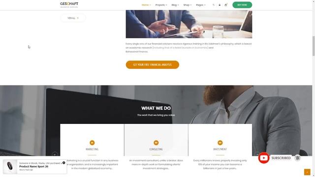 Geschaft - Business WooCommerce WordPress Theme Vance Ryley смотреть онлайн