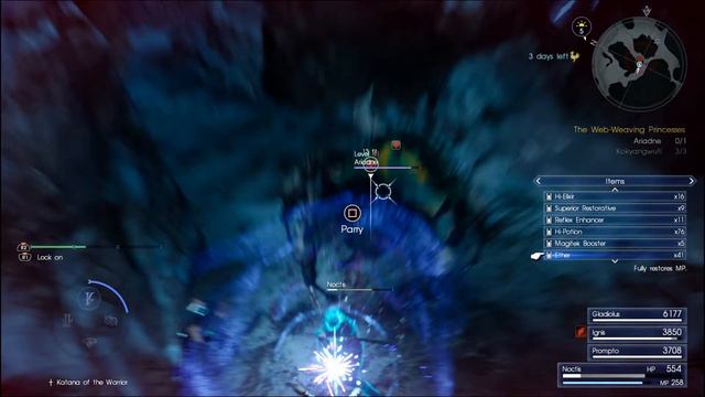Final Fantasy XV: Royal Edition | The Web-Weaving Princess — Ariadne Battle