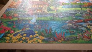 Пазлы 6000, как собрать и склеить.