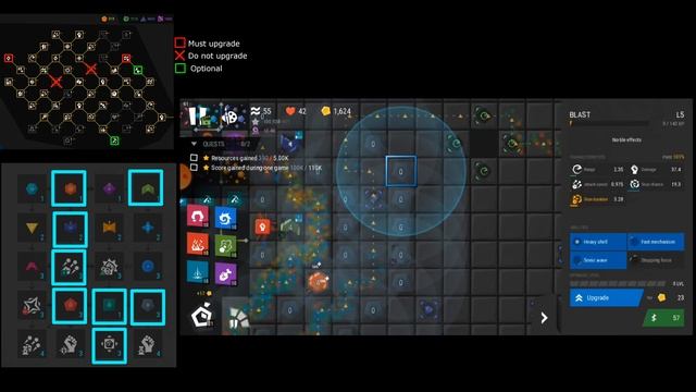 Infinitode 2 Level rumble : Quest tutorial (No lives lost & No abilities used) смотреть онлайн