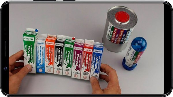 REAKTOR. Клей, Гель ПВХ, ЭВА, Жидкая латка, Отвердитель