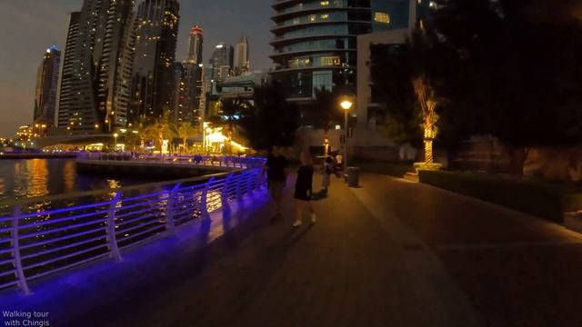 DUBAI MARINA - EVENING WALK 4K 60 FPS (2022) Вечерняя прогулка по Дубай Марина смотреть онлайн