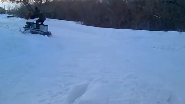 Самодельный снегоход смотреть онлайн
