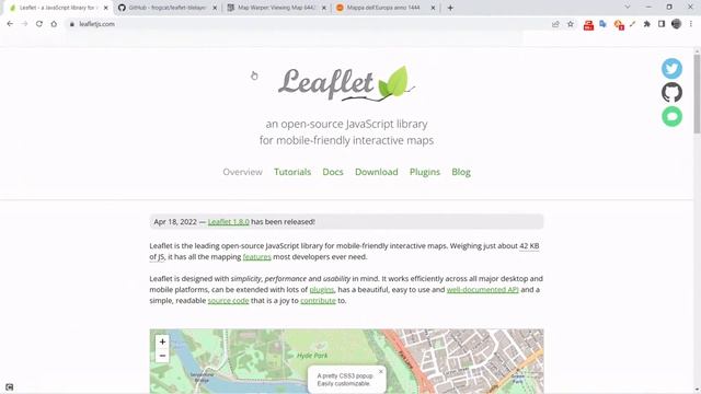 Mask spyglass effect in Leaflet - Presentation (01) смотреть онлайн