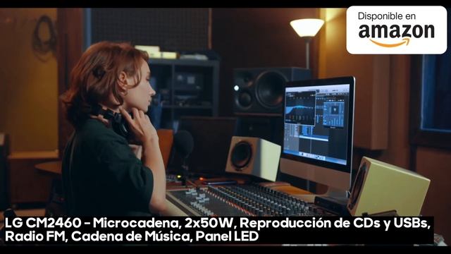 LG CM2460 - Microcadena, USB, Reproducción de CDs y USBs, Radio FM, Panel LED, Sonido Personalizado смотреть онлайн